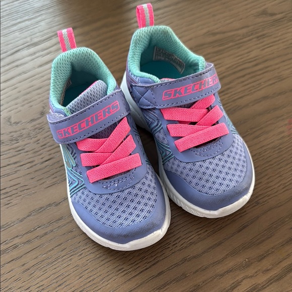 Skechers Kids' Purple and Pink Sneakers - Picture 1 of 8